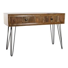 Consola DKD Home Decor 118 x 40 x 77 cm Negro Metal Marrón Acacia Precio: 253.79000042. SKU: B137HRPGG4