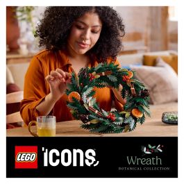 LEGO Art Corona de Navidad, Juego de Construcción, 1194 Piezas, Multicolor, 18+