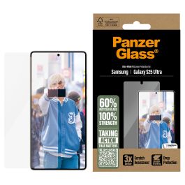 PanzerGlass Protector de Pantalla Samsung Galaxy S25 Ultra Vidrio Templado Resistente a Rayones y Golpes