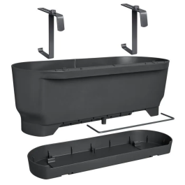 Elho Maceta Greenville Easy Balcony 52 Living Black Balcón L 21,2 x W 52 x H 19,4 cm Precio: 45.69000051. SKU: S7167344