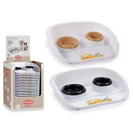 Comedero Doble Surt Beige Y Antracita Stefanplast 34X11CM (24 Unidades) Precio: 128.49999987. SKU: B18DA8EWNS