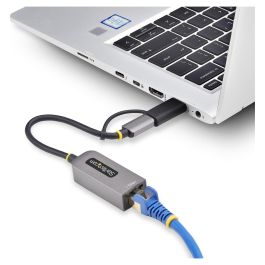 Cable USB Startech C21GA-USB-ETHERNET Gris