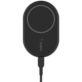 Belkin WIC004BTBK Soporte Magnético Coche con Cargador Inalámbrico 10W para iPhone 12/13, USB PD 20W, Negro