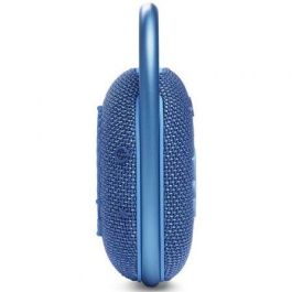 JBL JBLCLIP4ECOBLU Altavoz Portátil Bluetooth Clip 4, 5W, Sonido Pro Original, Mosquetón Integrado, Resistente Agua/Polvo, 10 Horas, Azul