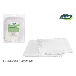 Set de 2 bandejas rectangulares Blonda 22x28 cm Algon (36 Unidades) Precio: 19.49999942. SKU: B1AHJDC5J6
