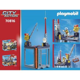 Playmobil Starter Pack Construccion Con Grua Playmobil Starter Pack Construccion Con Grua