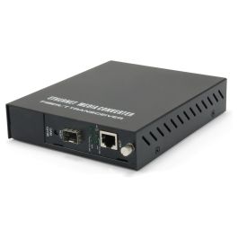 Level One FVM-1000 Convertidor de Red 10/100TX a 100Mbit/s, Ethernet Rápido, Conectividad Alámbrica, SFP, Negro