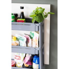 Inde Carrito Multiusos Extensible 4 Cestos 37,6 cm x 15,5 cm x 24,5 cm (4 Unidades)