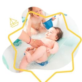 Hamaca de baño ergonómica Badabulle, resistente a roturas, tejido transpirable, 0-6 meses