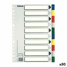 Separadores Esselte Multicolor 10 Hojas Din A4 (50 Unidades) Precio: 58.79000017. SKU: S8424350