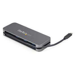 Hub USB Startech HB30CM3A1CB Negro Gris Negro/Gris