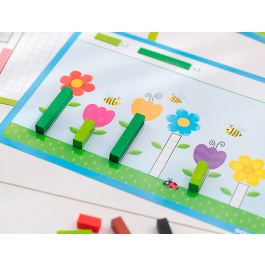 Goula Juego Didáctico de Actividades con Regletas para Niños - Educativo y Lúdico