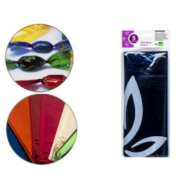 Liderpapel Papel Celofan Azul 50x70 cm 22g/m2 Bolsa 5 Hojas para Manualidades Precio: 3.50000002. SKU: B1399MEY93