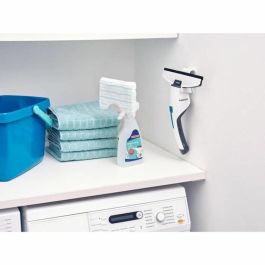 Leifheit 51035 Aspirador Ventanas y Baño Nemo - Limpiacristales Inalámbrico, Depósito 60ml, 45min Autonomía, IPX7, Sin Rayas