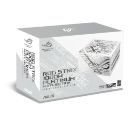 ASUS ROG STRIX 1000P 1000W 80 PLUS Platinum Fuente de Alimentación ATX Blanco, Ventilador Activo