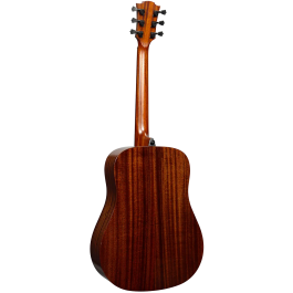 LAG Guitarra Acústica Dreadnought Edición Limitada Red Burst