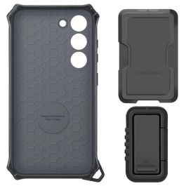 Samsung SAM1735374051895 Funda Reforzada Negra para Galaxy S25