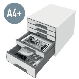 Cajón Archivador Leitz WOW CUBE Blanco
