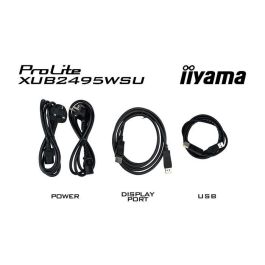 iiyama 24,1" IPS-panel, 1920x1200, 300cd/m², HDMI, DP, 4ms, Speakers, USB 3x 3.2+1xC (15W), 15cm Height adj. Stand iiyama 24,1" IPS-panel, 1920x1200, 300cd/m², HDMI, DP, 4ms, Speakers, USB 3x 3.2+1xC (15W), 15cm Height adj. Stand