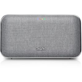 Teufel MOTIV GO VOICE Altavoz Wi-Fi Bluetooth Inalámbrico Portátil, Color Plata Blanco