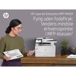 HP LaserJet Enterprise MFP M430f Impresora con Cartuchos HP JetIntelligence