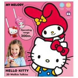 Kids Licensing Hk50203 Walkie Talkie 3D Hello Kitty & Friends, comunicación para niños +3 años