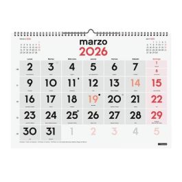 Finocam L-430x310 mm Mv Neutro Calendario de Pared Números Grandes 2026, con espiral y colgador, festivos y fases lunares Precio: 5.89000049. SKU: B1D62GQ3Z6
