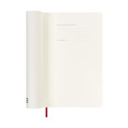 Moleskine Agenda Semanal 18M 2025-2026 Tapa Blanda Rojo 13x21 cm DSF218WN3Y26