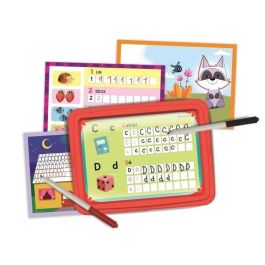 Clementoni 52673 Mi Taller de Escritura - Juego Educativo Infantil: Aprende Alfabeto, Palabras, Lenguaje con Pizarra y Tarjetas Pre-escritura