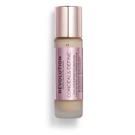 Revolution Make Up #F9 CONCEAL & DEFINE Base de Maquillaje Cobertura Total, Acabado Semi-Mate, Vegana, Sin Aceites, 23ml Revolution Make Up #F9 CONCEAL & DEFINE Base de Maquillaje Cobertura Total, Acabado Semi-Mate, Vegana, Sin Aceites, 23ml