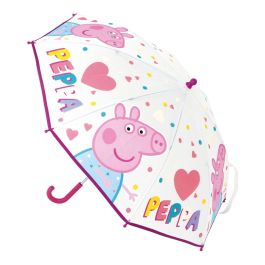 Paraguas manual 46 cm rosa oscuro peppa pig "having fun" 46xcm Paraguas manual 46 cm rosa oscuro peppa pig "having fun" 46xcm