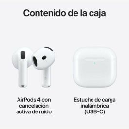Apple Airpods 4 Active Noise Cancellation MXP93ZM/A Auriculares Inalámbricos con Cancelación de Ruido