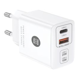 Cargador de Pared Tech One Tech TEC2267/ 1xUSB Tipo-C/ 1xUSB/ 3A/ Blanco Precio: 11.49999972. SKU: B16E6HCF53