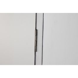 DKD Home Decor Armario Oriental de Madera de Álamo Blanco - Mueble de Almacenamiento con Diseño Exótico - 180 Alto x 110 Ancho x 50 Profundo cm