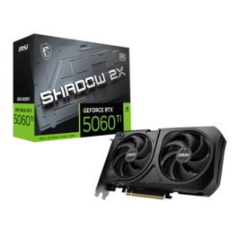 MSI 912-V536-003 Tarjeta Gráfica RTX 5060 TI Shadow 2X OC Plus, 8GB GDDR7, 128 bit, 1 HDMI, 3 DisplayPort Precio: 413.88999971. SKU: B1AMEWSNM7