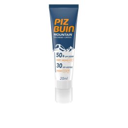 Piz Buin MOUNTAIN SPF50+ suncream 20 ml + lipstick F20 Protector solar facial - Labiales Precio: 6.50000021. SKU: S0594093