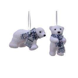 Decoris Adorno navideño colgante árbol oso modelos surtidos textil 6,3x11,5x7,5cm Precio: 1.79000019. SKU: S7908093