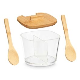 Azucarero Doble Tapa Bambu Kinvara 10X9CM (18 Unidades) Azucarero Doble Tapa Bambu Kinvara 10X9CM (18 Unidades)