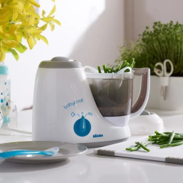 Beaba Procesador de Comida para Bebés 4 en 1 - Babycook Original Gris/Azul