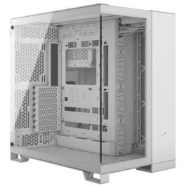 Corsair COR0840006664703 Caja PC 6500X Media Torre de Vidrio Templado con Doble Cámara - Blanco