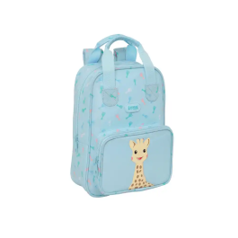 Mochila Escolar Sophie la Girafe Azul claro 20 x 28 x 8 cm Precio: 26.59000047. SKU: B197BFX94R