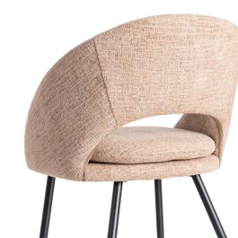 Silla Rosa Tejido-Metal Contract 67,50 X 47 X 79,50 cm