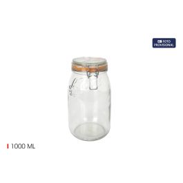 Inde Tarro Hermético de Vidrio Super 1000 ml con Cierre de 85 mm de Diámetro (6 Unidades) Precio: 26.8899994. SKU: B1GGWCRR37