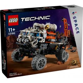 LEGO Technic 42180 Mars Manned Exploration Rover, Vehículo Espacial Tripulado, Juguete de Construcción Inspirado en la Exploración de Marte