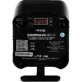 ALGAMLIGHT EVENT PAR 612 HEX IP Foco Profesional LED 6x12W RGBWA+UV, IP65 con Batería y W-DMX para Eventos Interiores/Exteriores