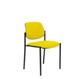 Silla Piqueras Y Crespo Villalgordo Confidente Chasis Negro Asiento Y Respaldo Tapizados Similpiel Amarillo Precio: 138.5000001. SKU: S5703205