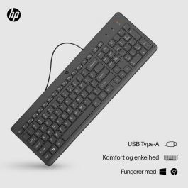 Teclado HP 150 Negro Qwerty Español