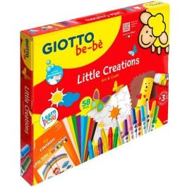 Giotto Set Pequeñas Creaciones Be-Bé Manualidades y Collages con Rotuladores, Cera, Pegamento y Papel Coloreado Precio: 23.50000048. SKU: S8408397