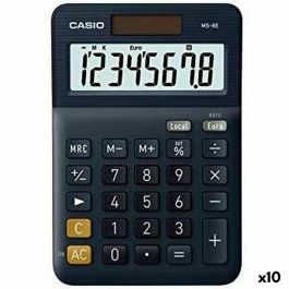 Calculadora Casio MS-8E Negro (10 Unidades) Calculadora Casio MS-8E Negro (10 Unidades)