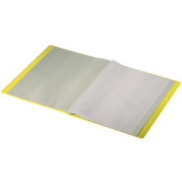 Leitz 46770015 Carpeta Polipropileno con 40 Fundas A4 Recycle Amarillo
